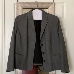 Gray Ann Taylor Blazer